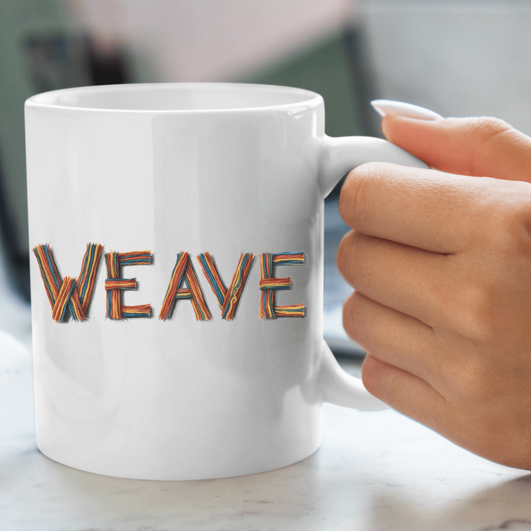 Rainbow Weave Mug