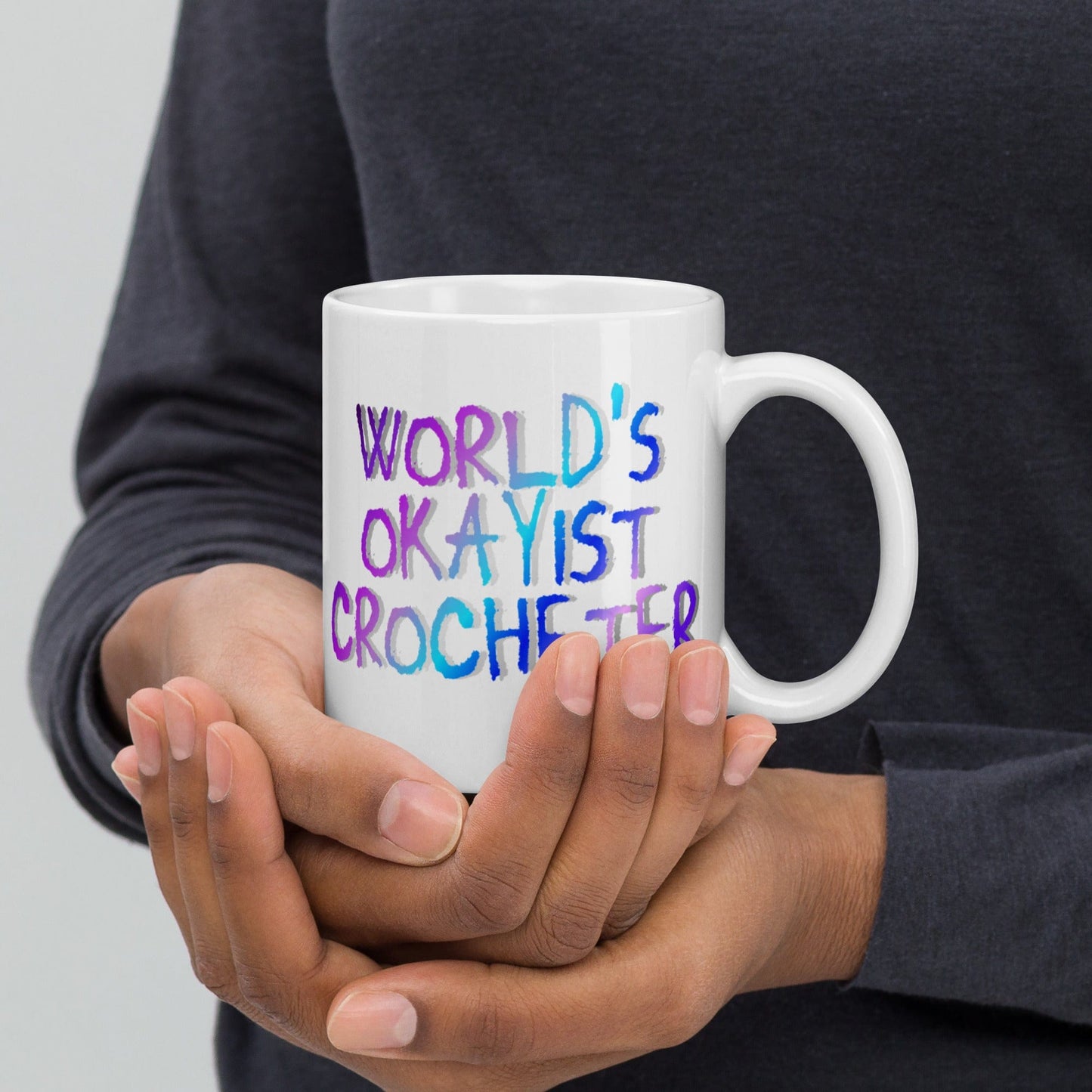 'World's okayist crocheter' Mug