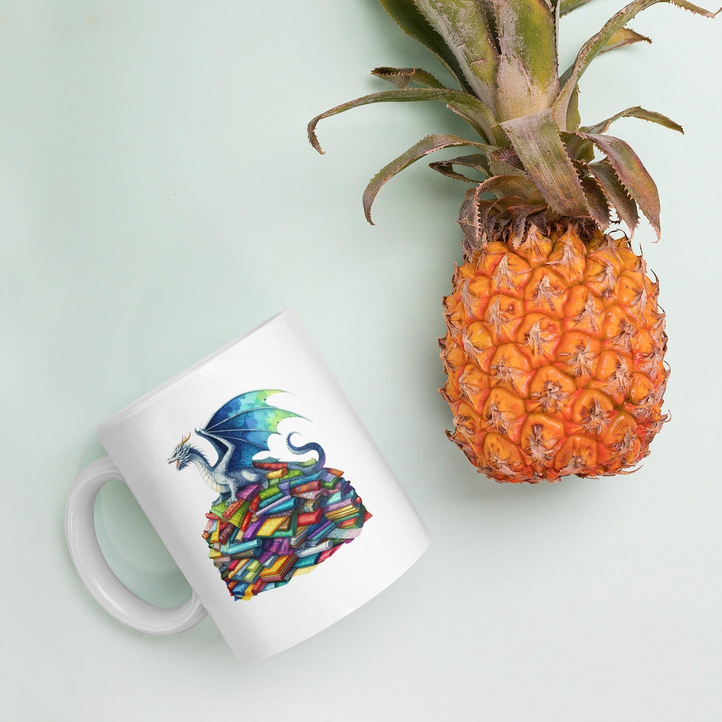 Fabric Dragon Hoarder Mug