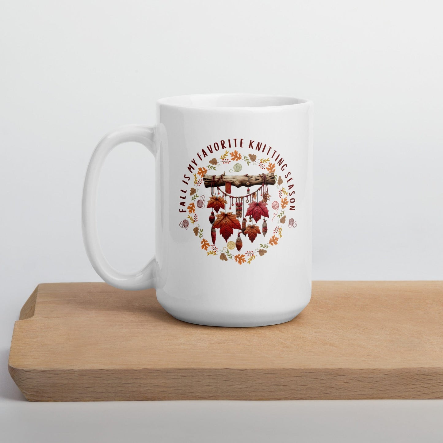 Fall is my Knitting Season Mug