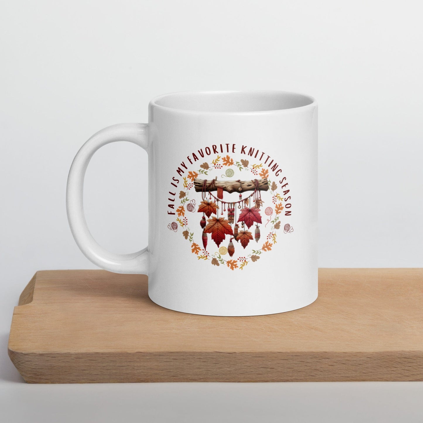 Fall is my Knitting Season Mug