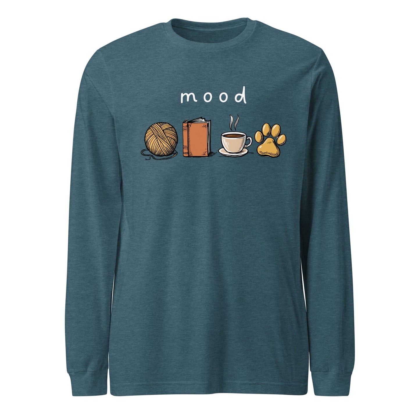 Mood Long Sleeve Tee Heather Deep Teal / XS