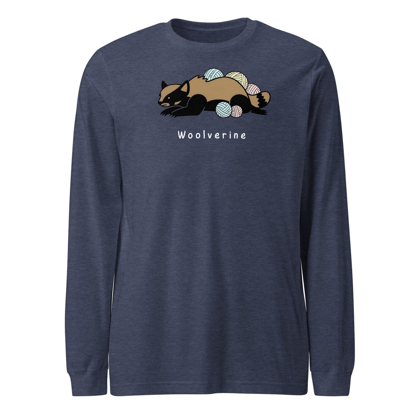 Woolverine Long Sleeve Tee Heather Navy / S