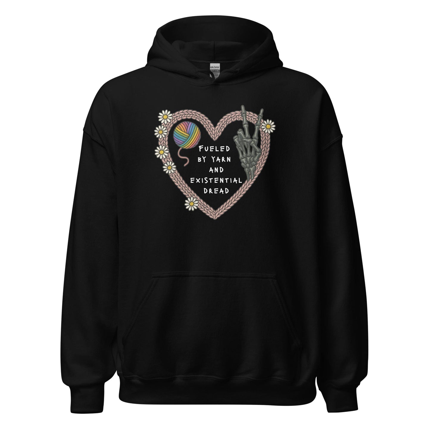 Existential Yarn Hoodie Black / S