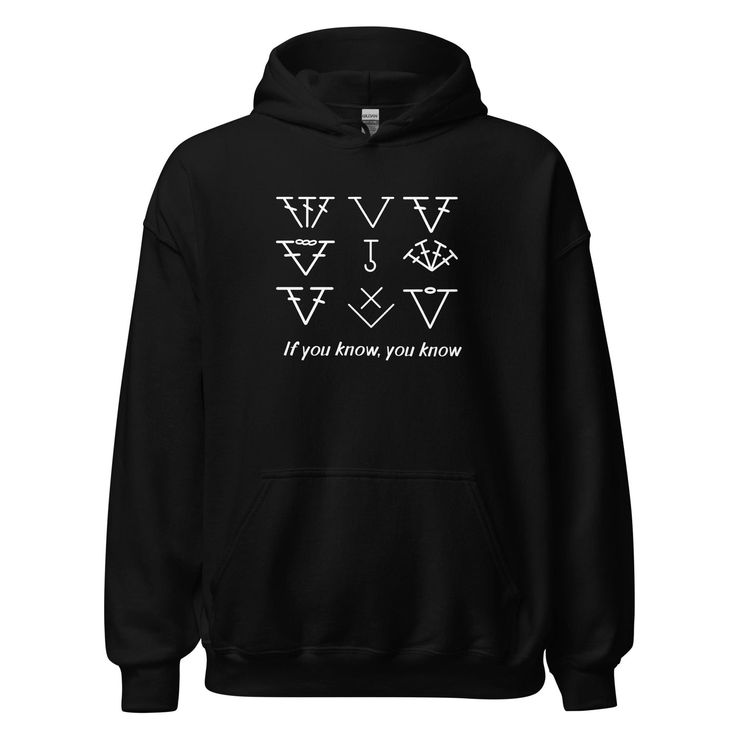 If you know, you know Hoodie Black / S