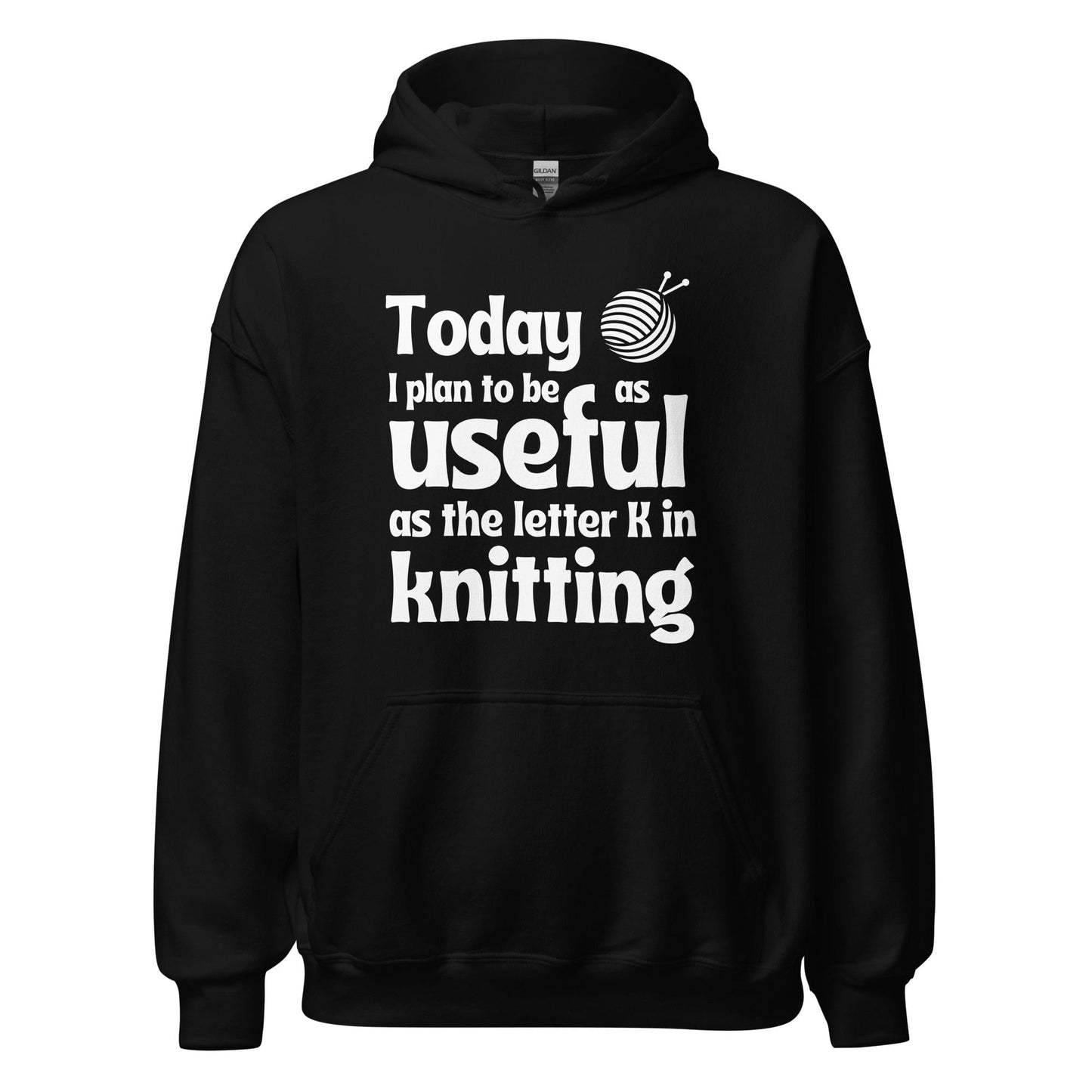 K in Knitting Hoodie Black / S