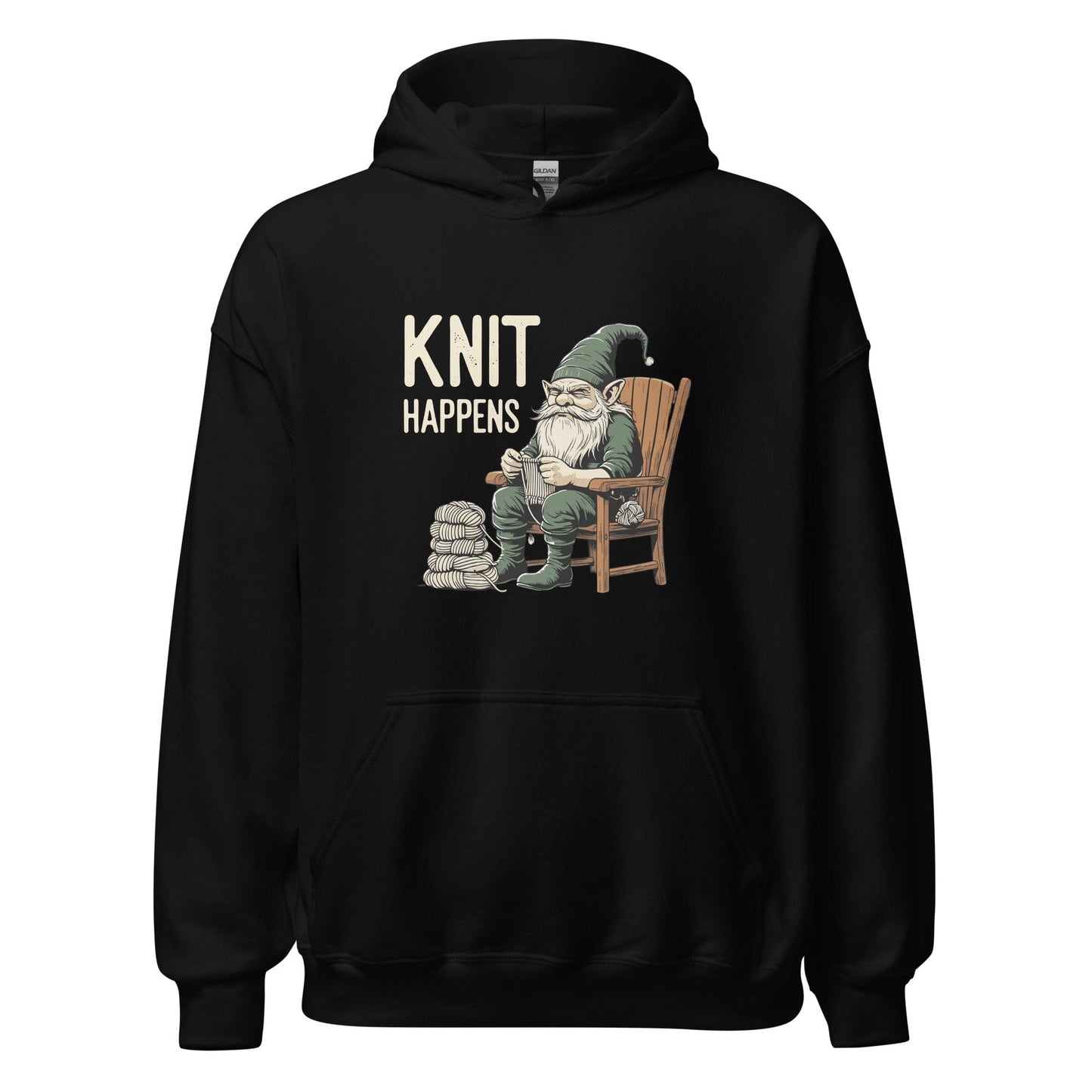 Knit Happens Hoodie Black / S