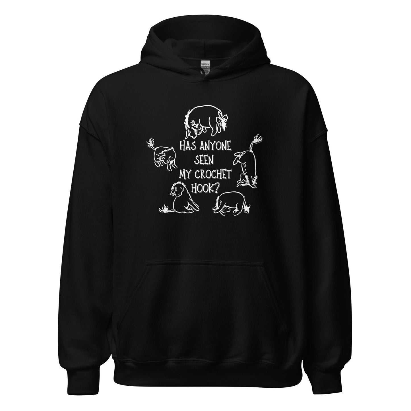 Lost Crochet Hook Hoodie Black / S