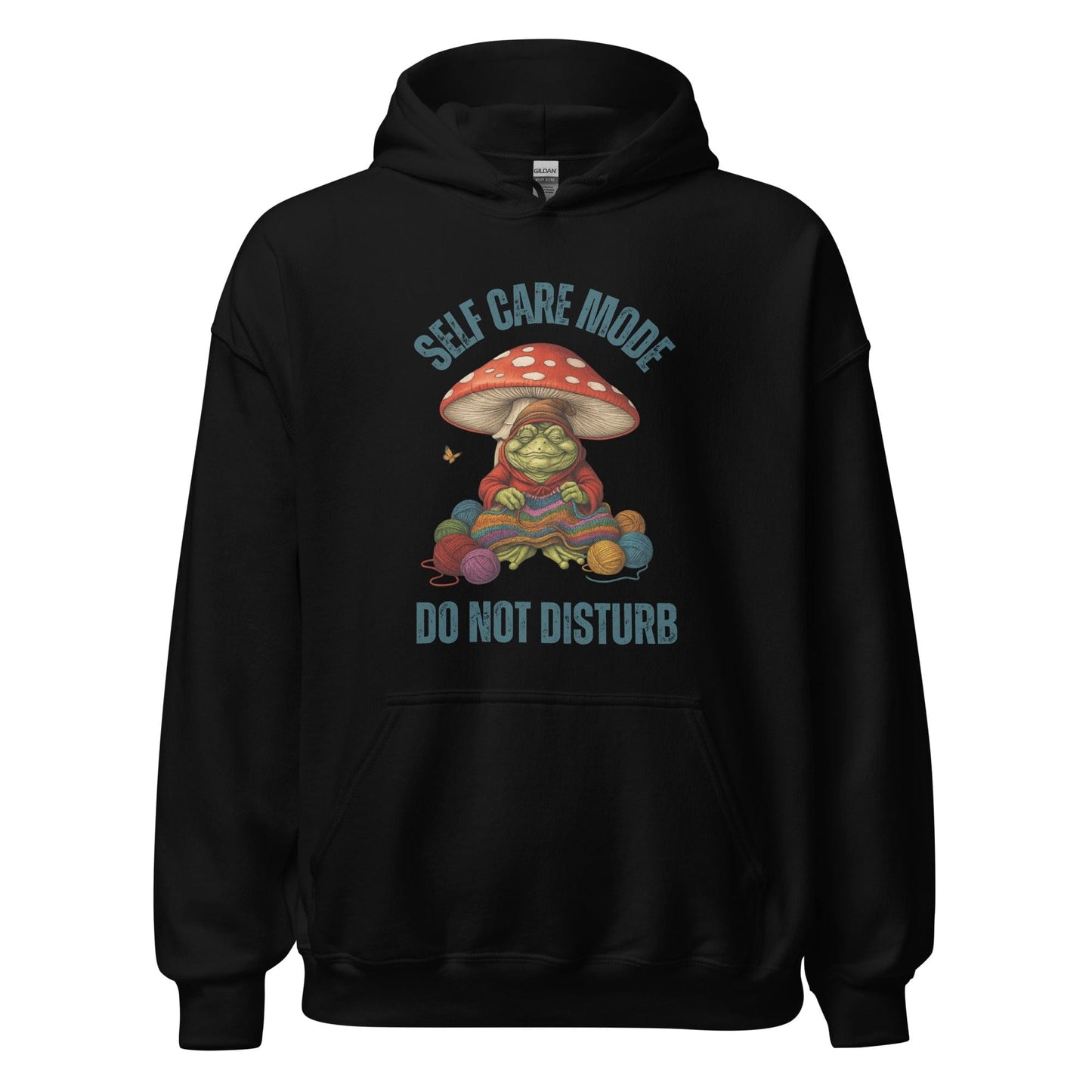 Self Care Mode Hoodie Black / S