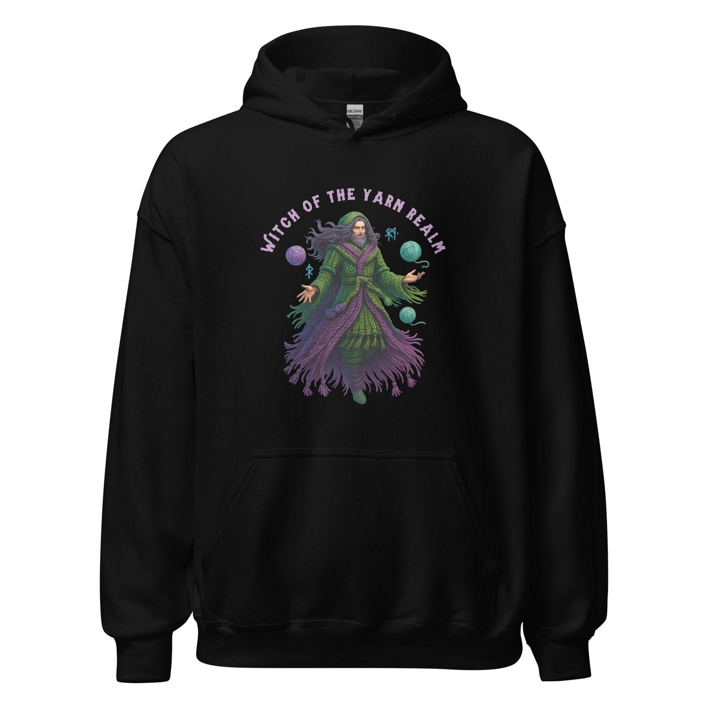 Warlock of the Yarn Realm Hoodie Black / S