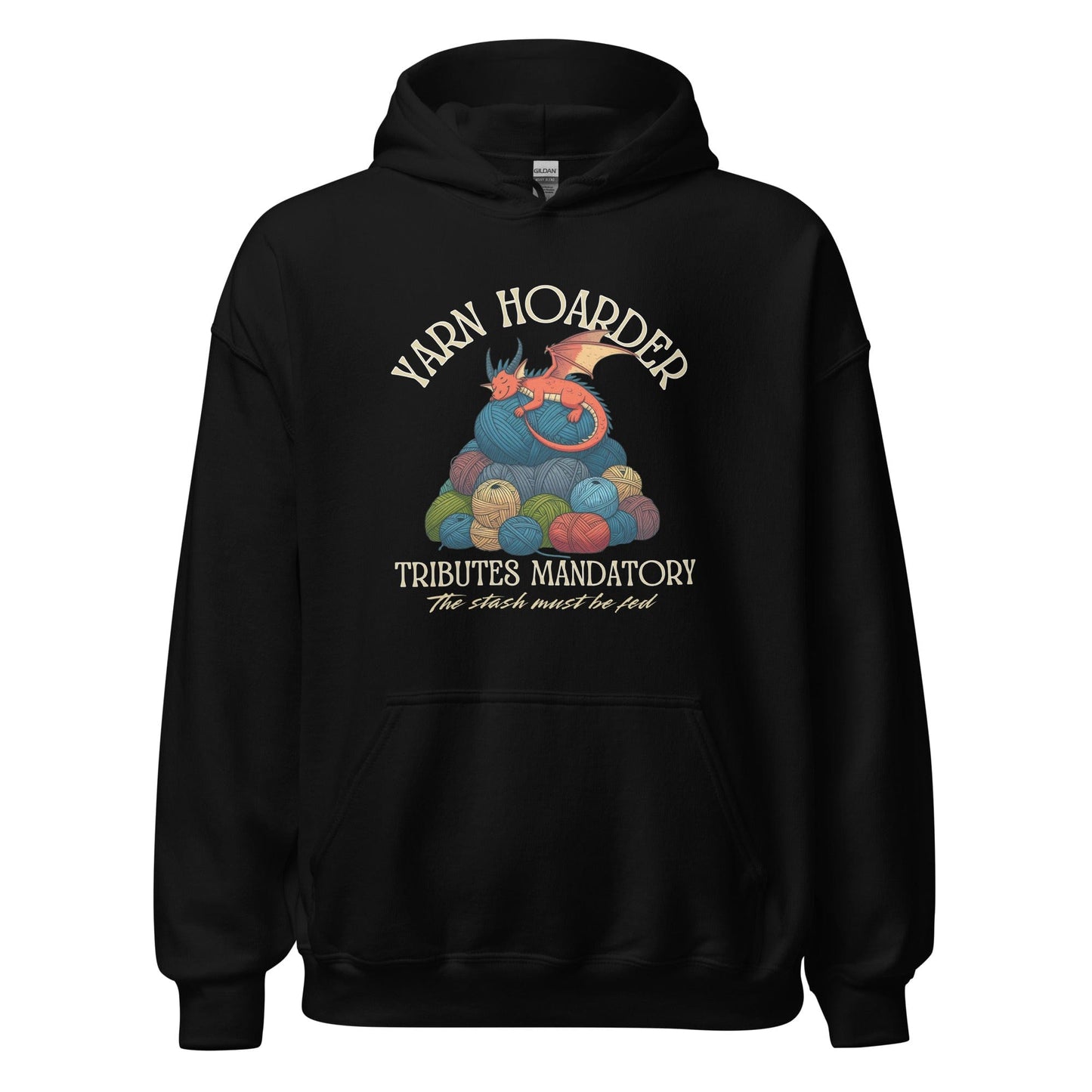 Yarn Hoarder Hoodie Black / S