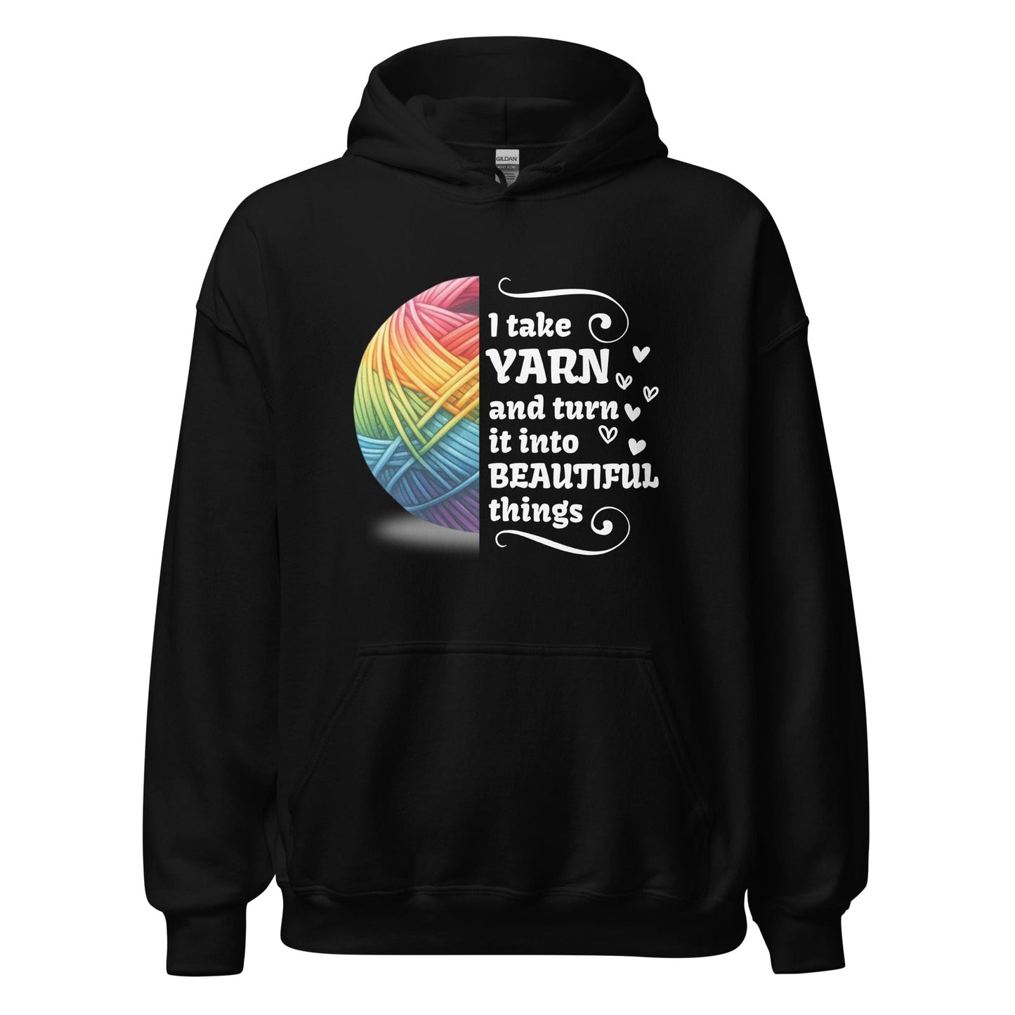 Yarn to Beauty Hoodie Black / S