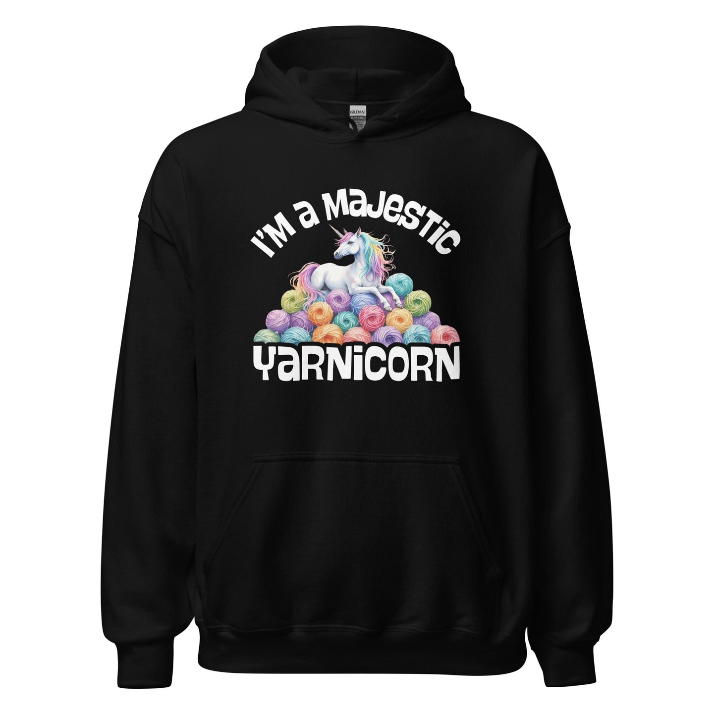 Yarnicorn Hoodie Black / S