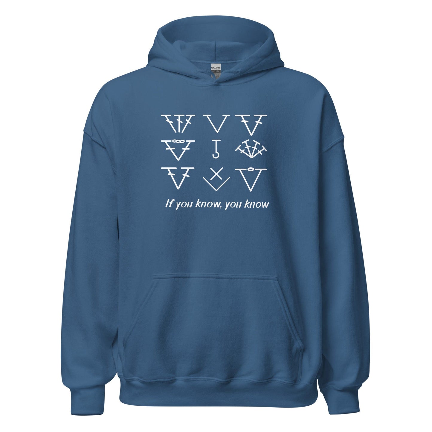 If you know, you know Hoodie Indigo Blue / S