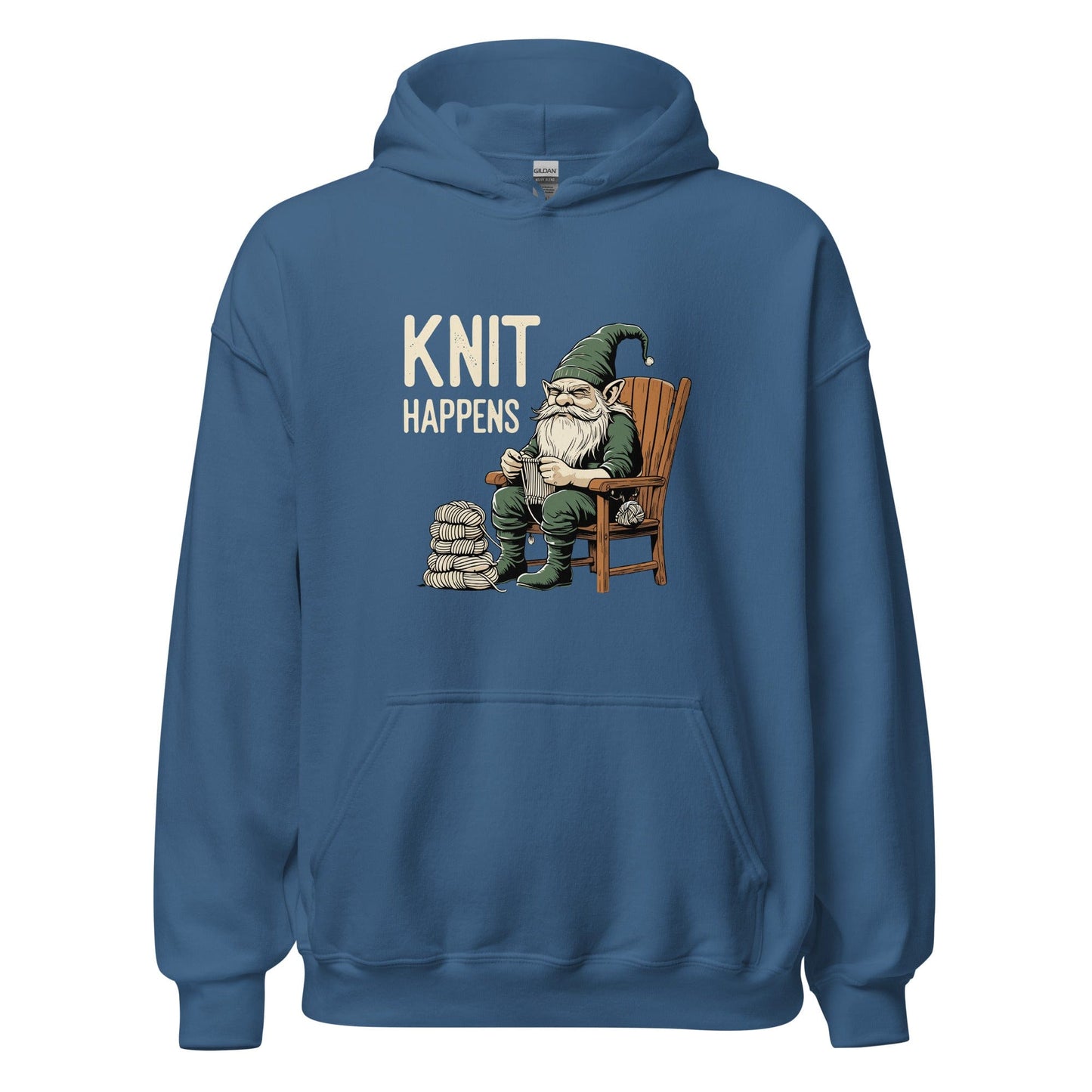 Knit Happens Hoodie Indigo Blue / S