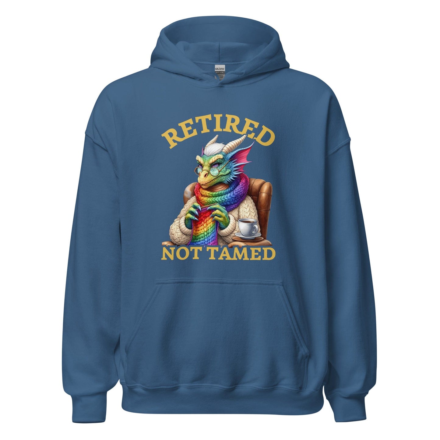 Retired not Tamed Hoodie Indigo Blue / S