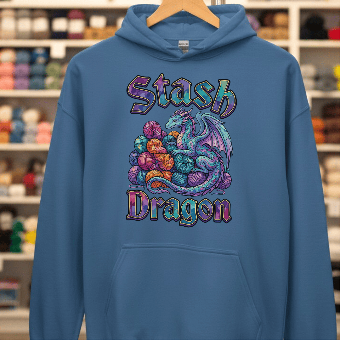 Stash Dragon Hoodie Indigo Blue / S