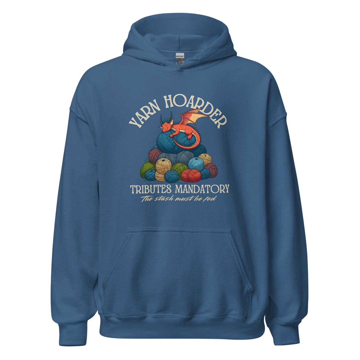 Yarn Hoarder Hoodie Indigo Blue / S