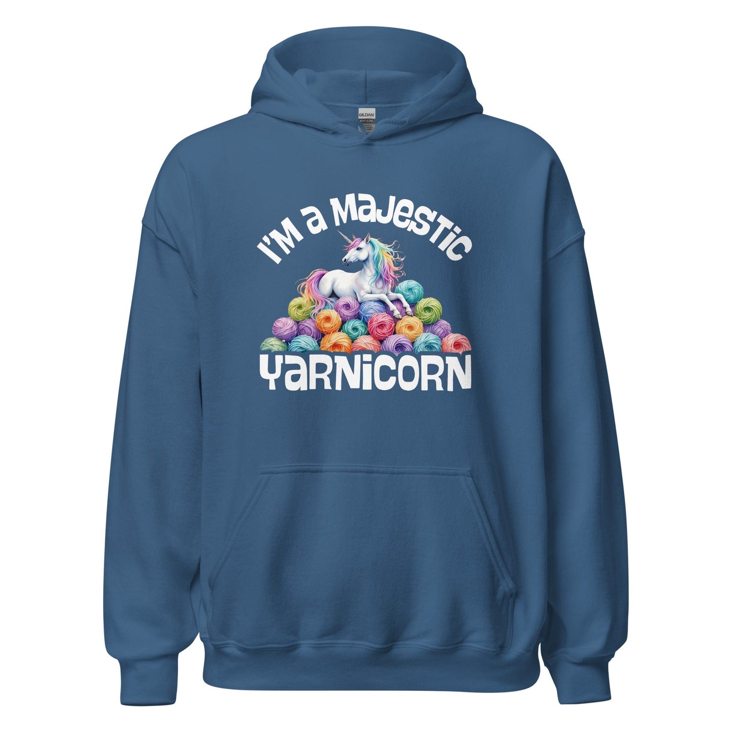 Yarnicorn Hoodie Indigo Blue / S