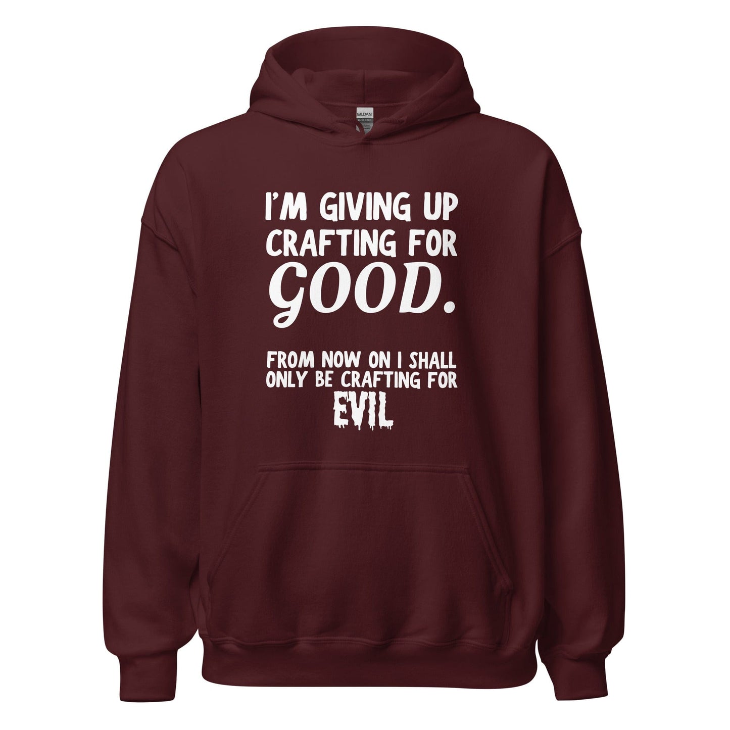 Crafting for Good Hoodie Maroon / S