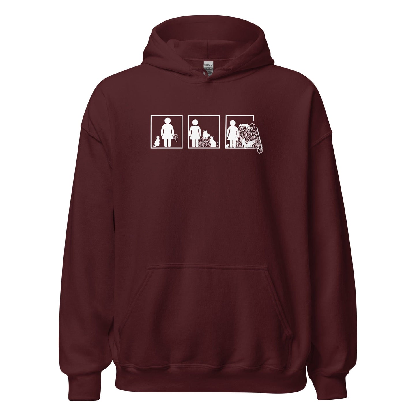 The Inevitable Escalation Hoodie Maroon / S