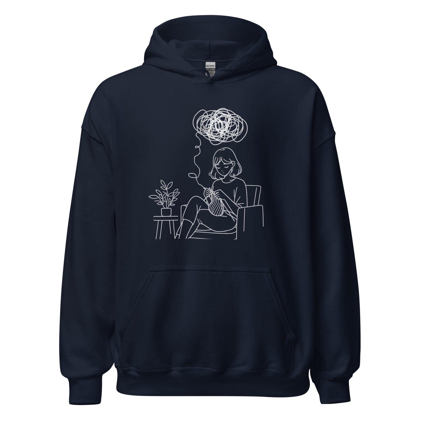 Mental Health Hoodie Navy / S