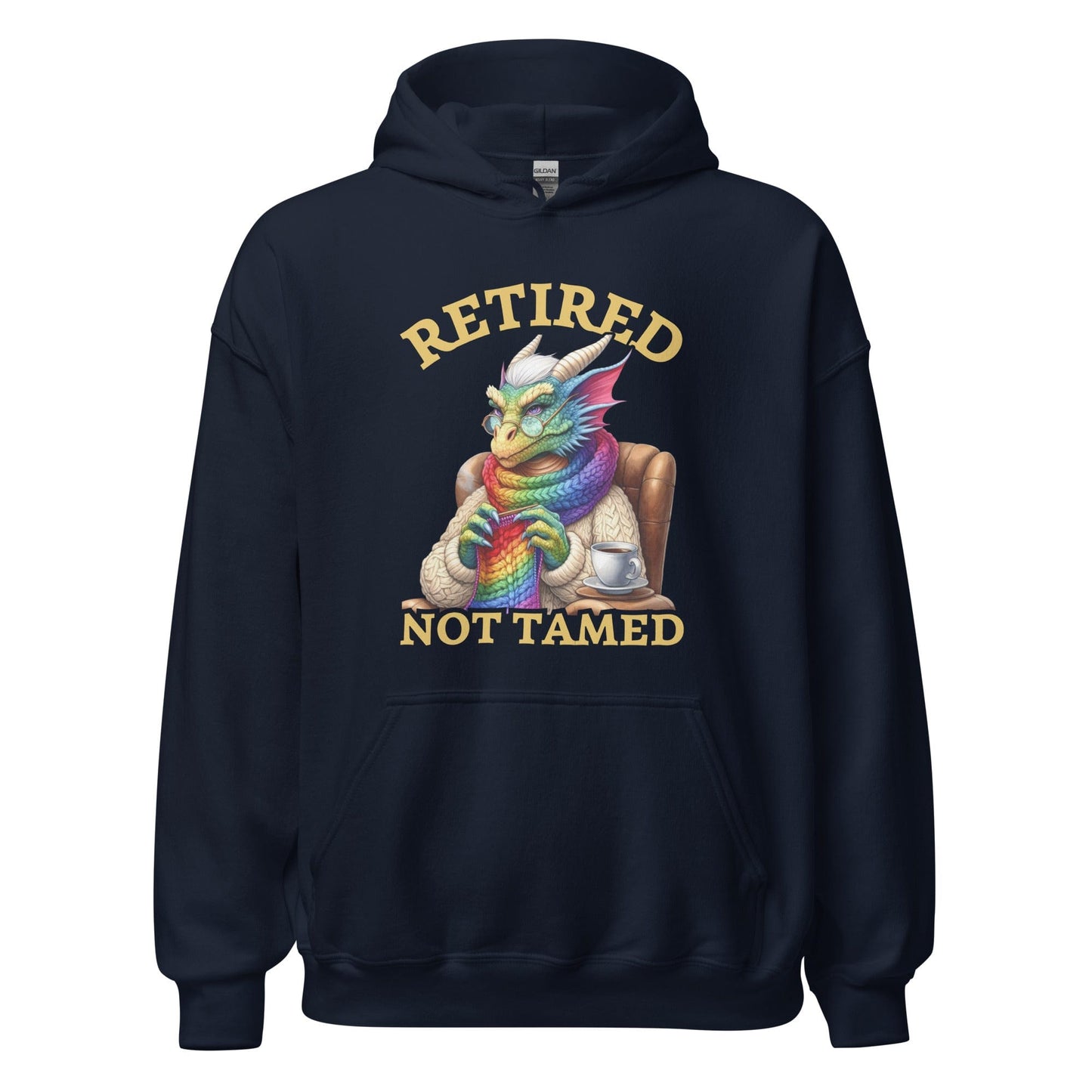 Retired not Tamed Hoodie Navy / S