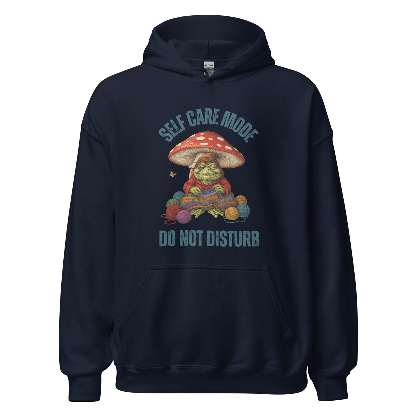 Self Care Mode Hoodie Navy / S