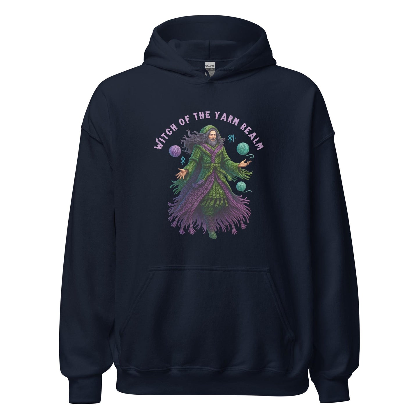 Warlock of the Yarn Realm Hoodie Navy / S