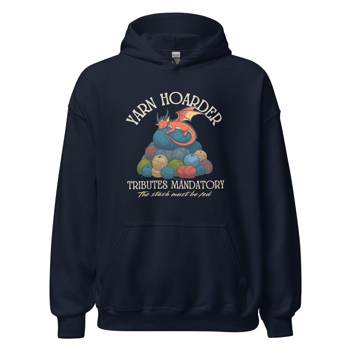 Yarn Hoarder Hoodie Navy / S