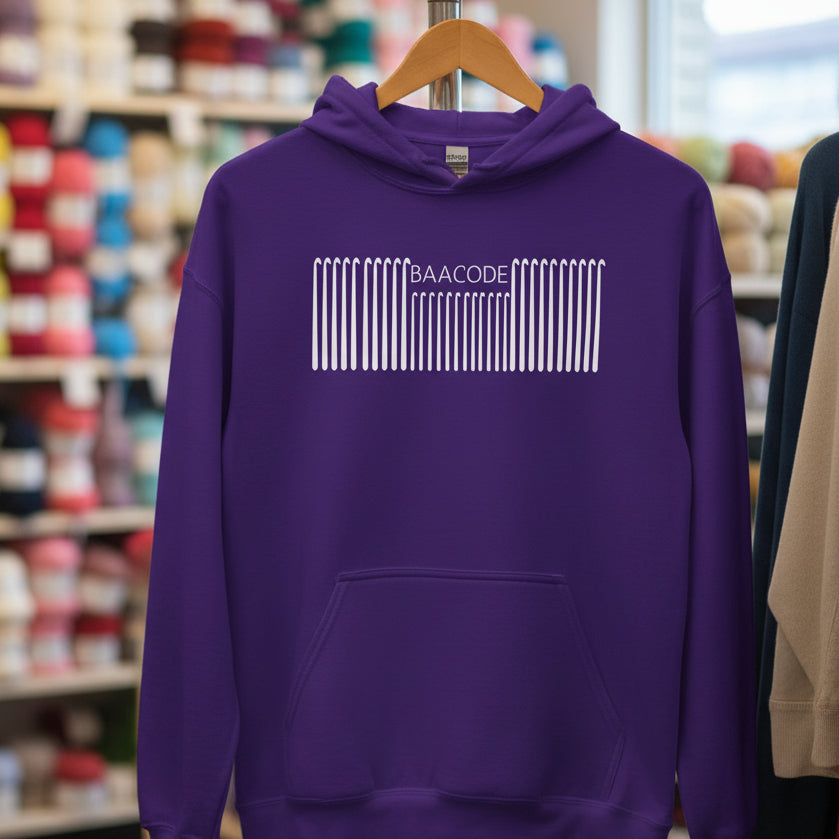 Baacode Hoodie Purple / S