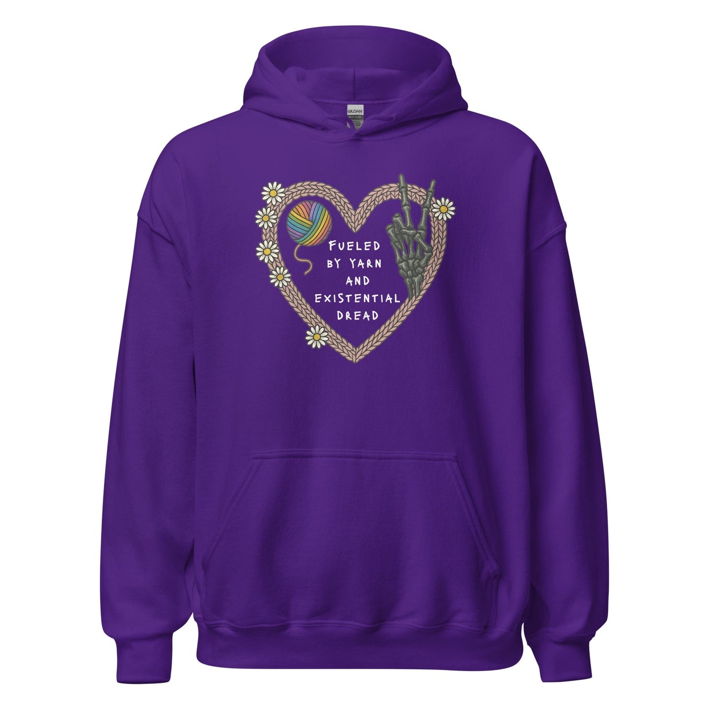 Existential Yarn Hoodie Purple / S