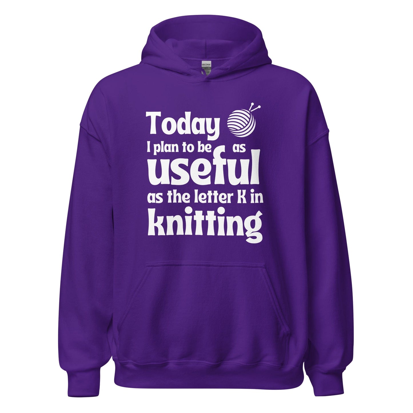 K in Knitting Hoodie Purple / S