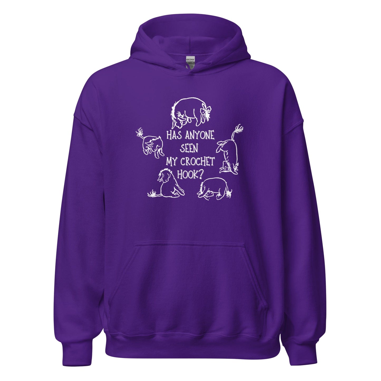 Lost Crochet Hook Hoodie Purple / S