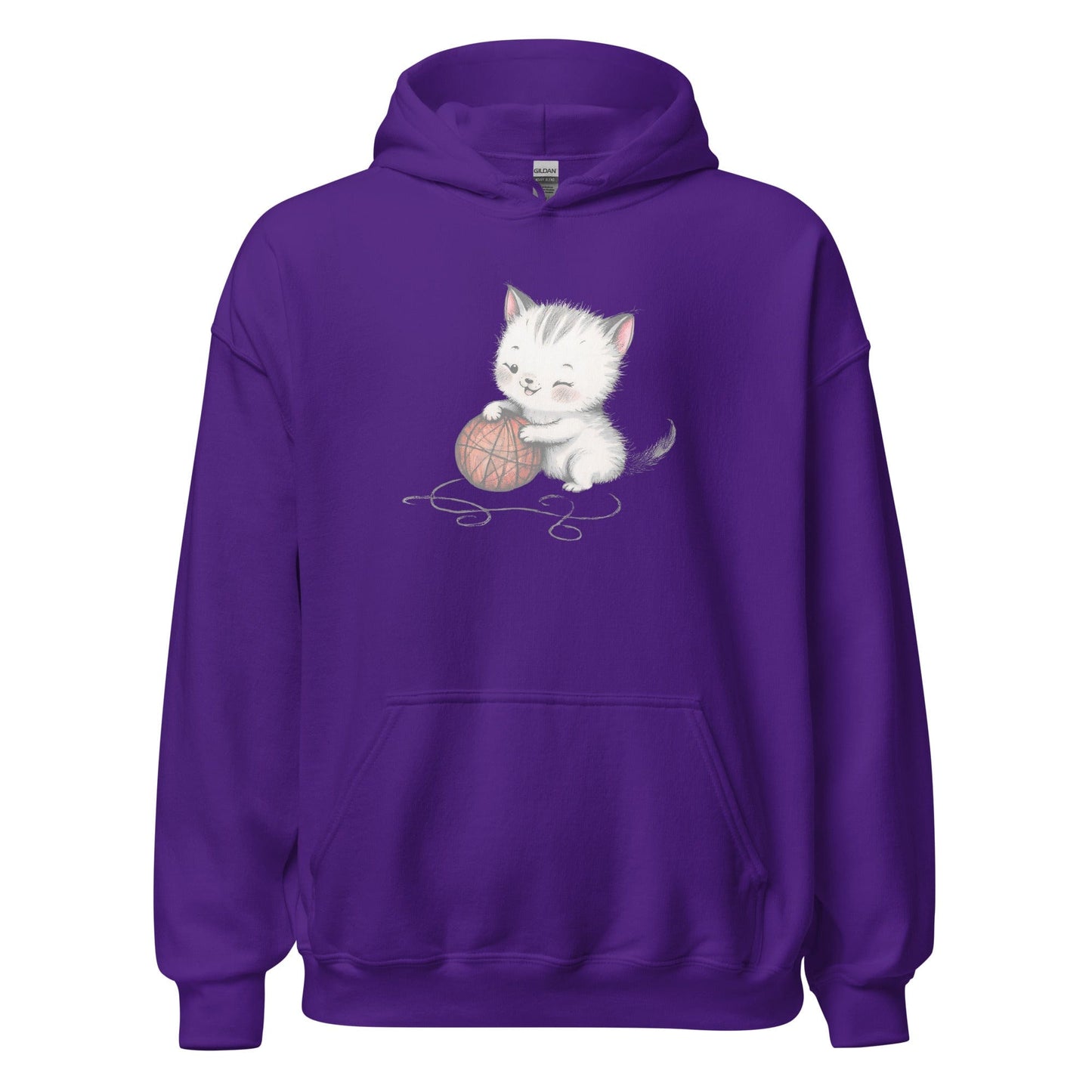 Soft Kitty Hoodie Purple / S