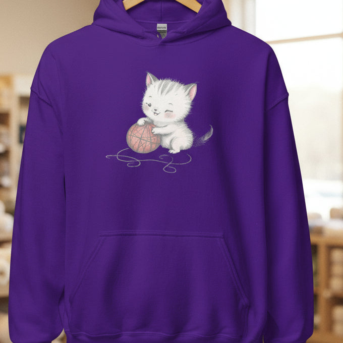 Soft Kitty Hoodie Purple / S