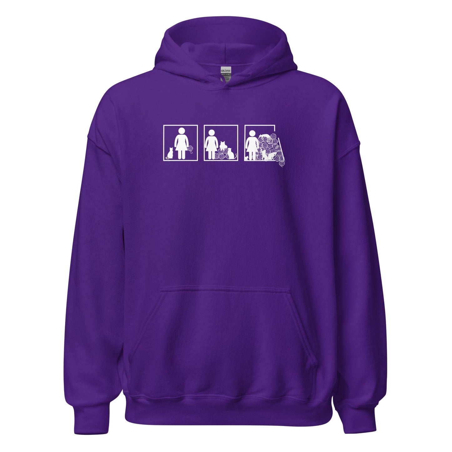 The Inevitable Escalation Hoodie Purple / S