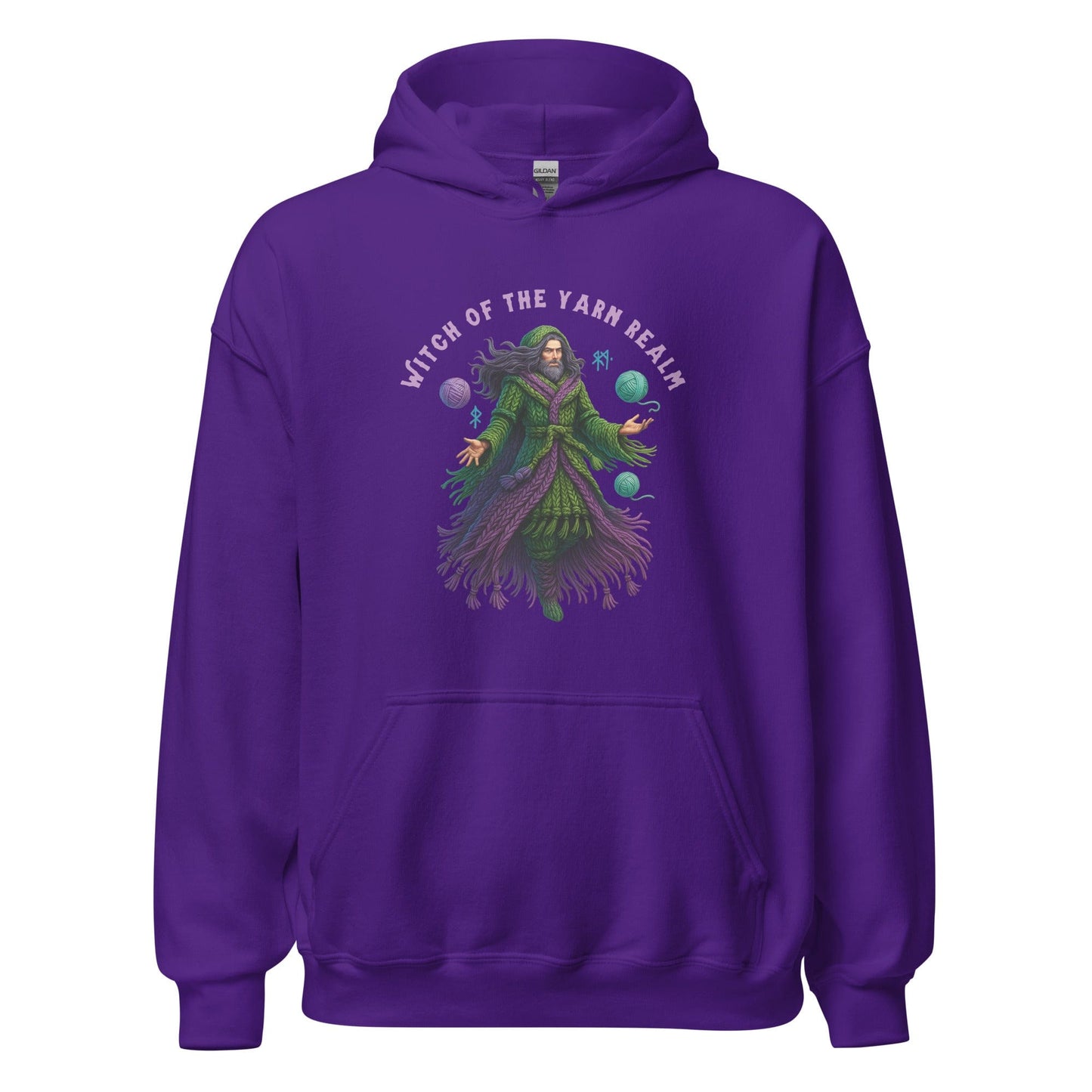 Warlock of the Yarn Realm Hoodie Purple / S