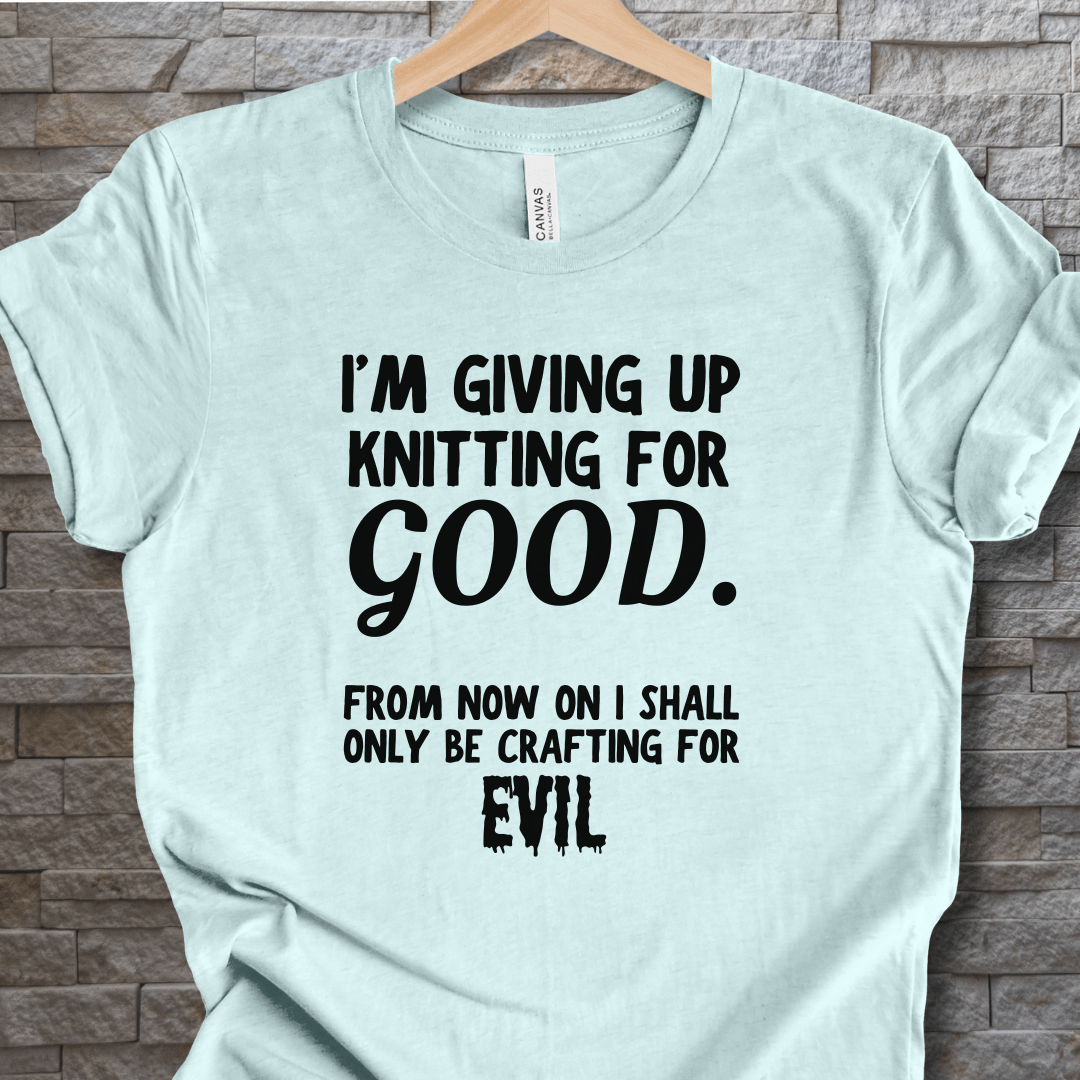 Knitting for Good T-Shirt Ice Blue / XS