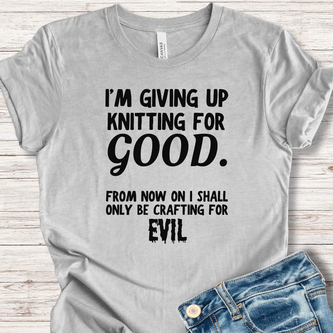 Knitting for Good T-Shirt Light Grey / XS