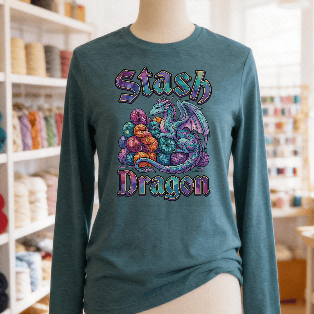 Stash Dragon Long Sleeve Tee Deep Teal / S