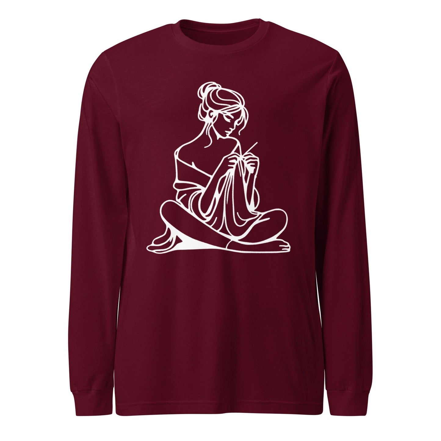 Breathe Long Sleeve Tee Maroon / XS