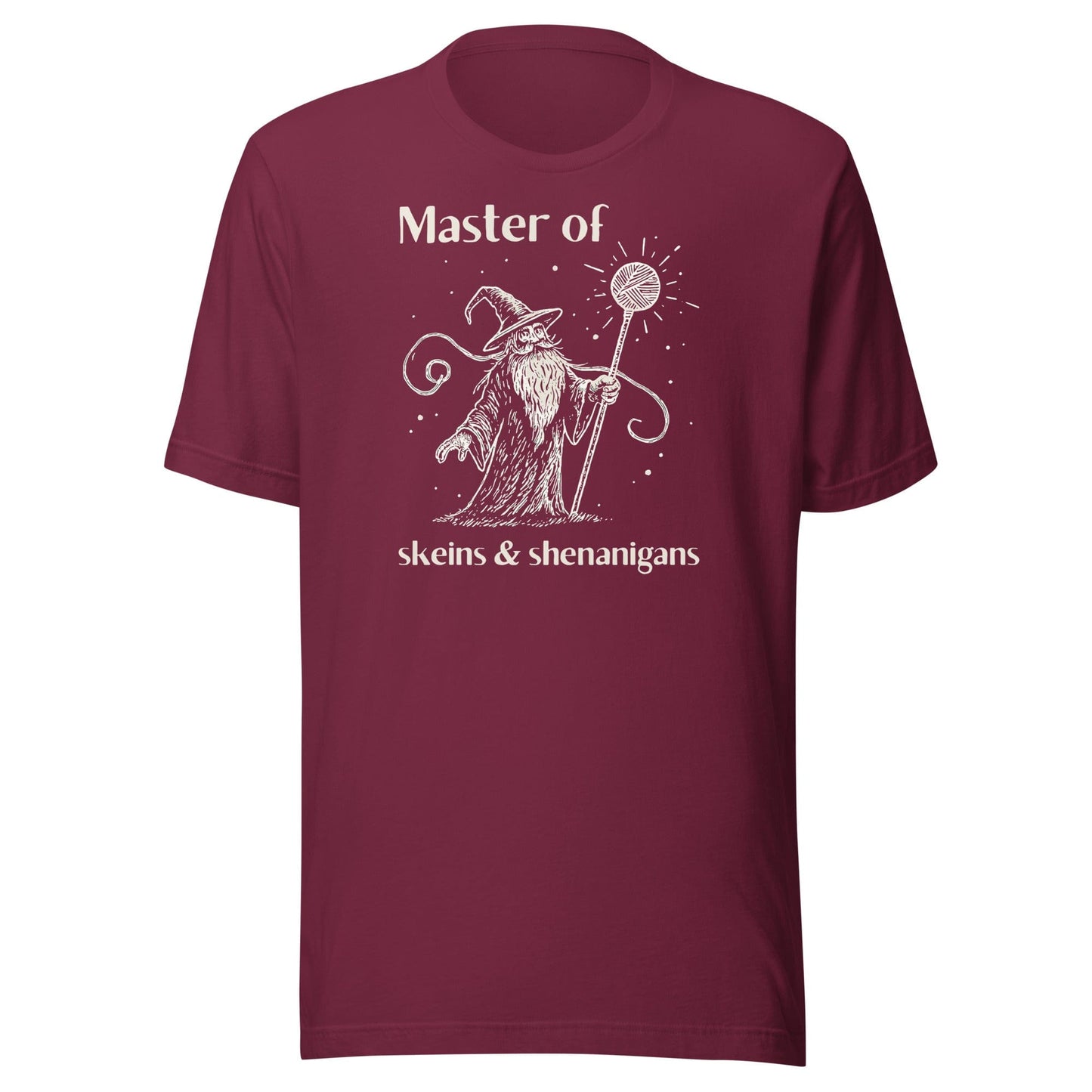 Master of Skeins T-Shirt Maroon / XS