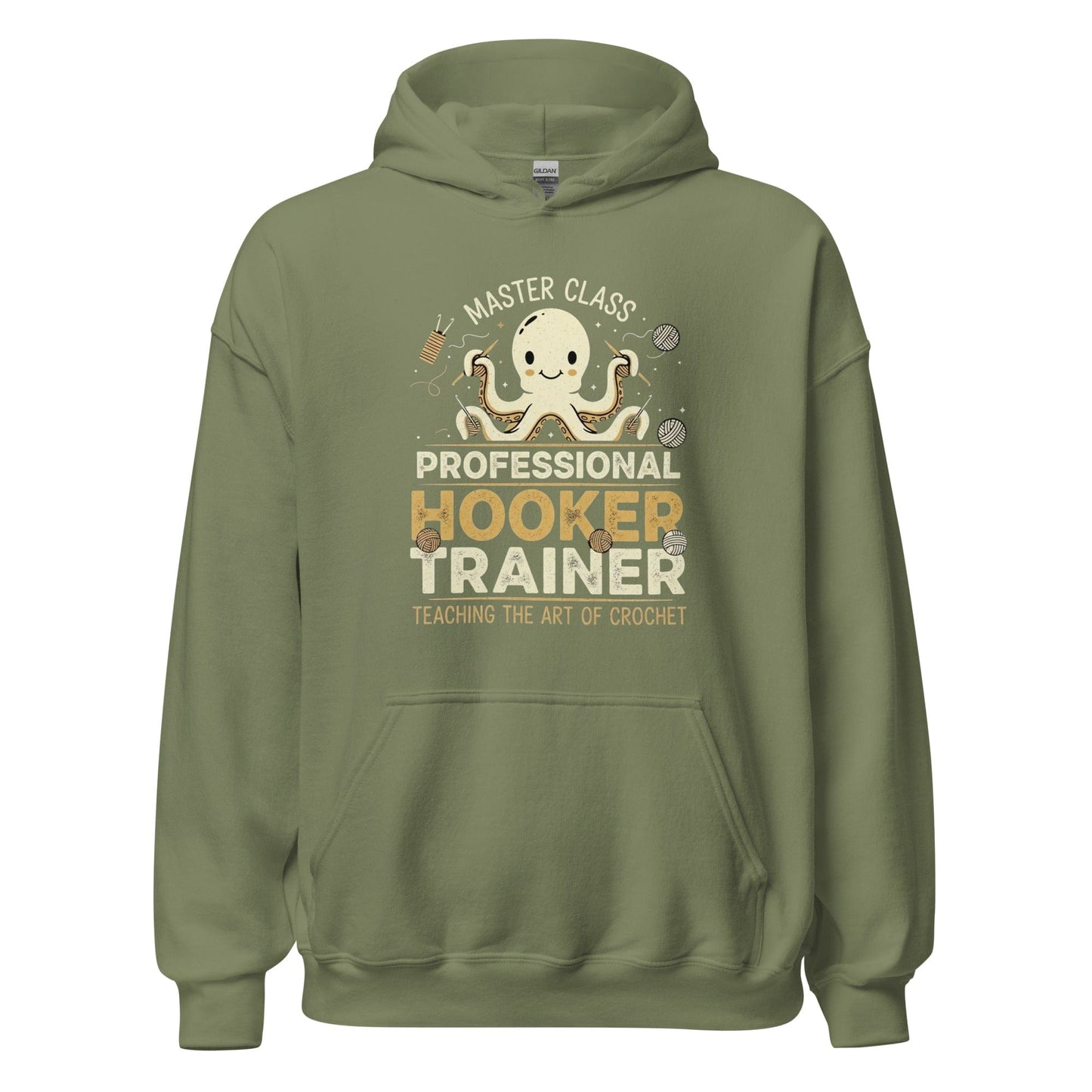 Hooker Trainer Hoodie Military Green / S