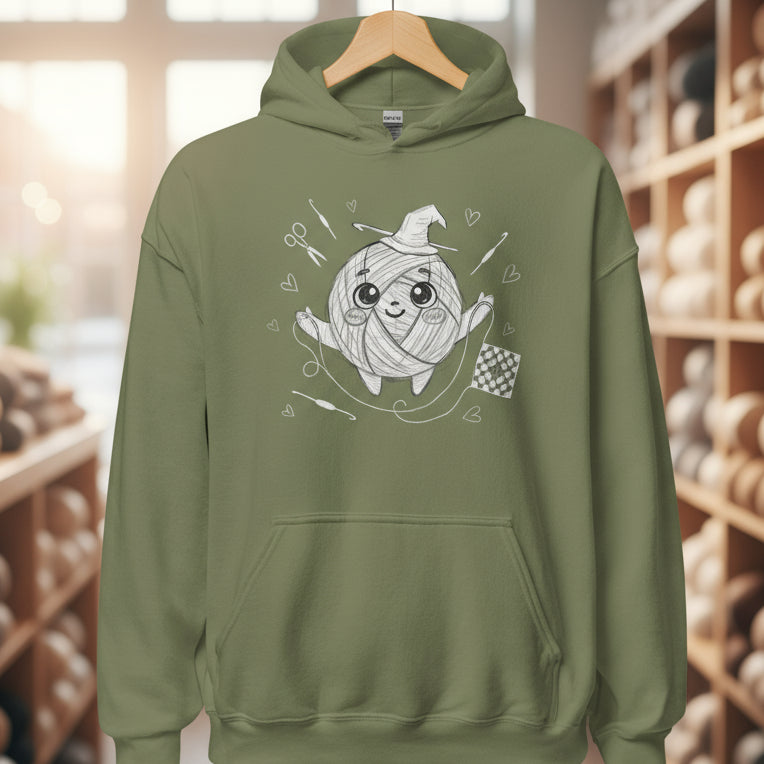 Magic Yarn Hoodie Military Green / S