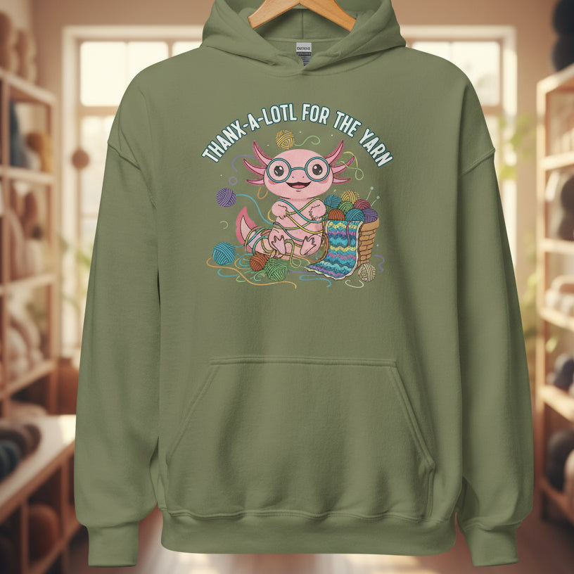 Thanx-a-lotl Hoodie Military Green / S