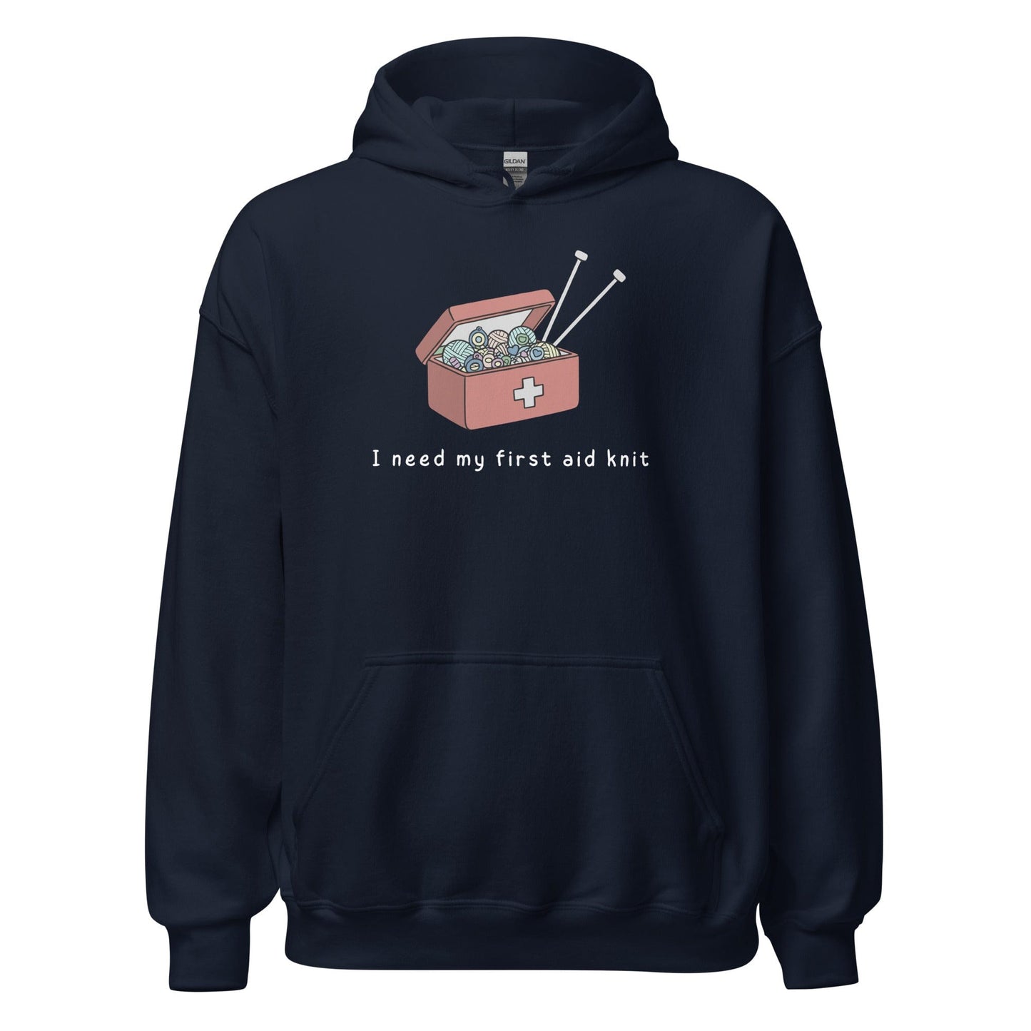 First Aid Knit Hoodie Navy / S
