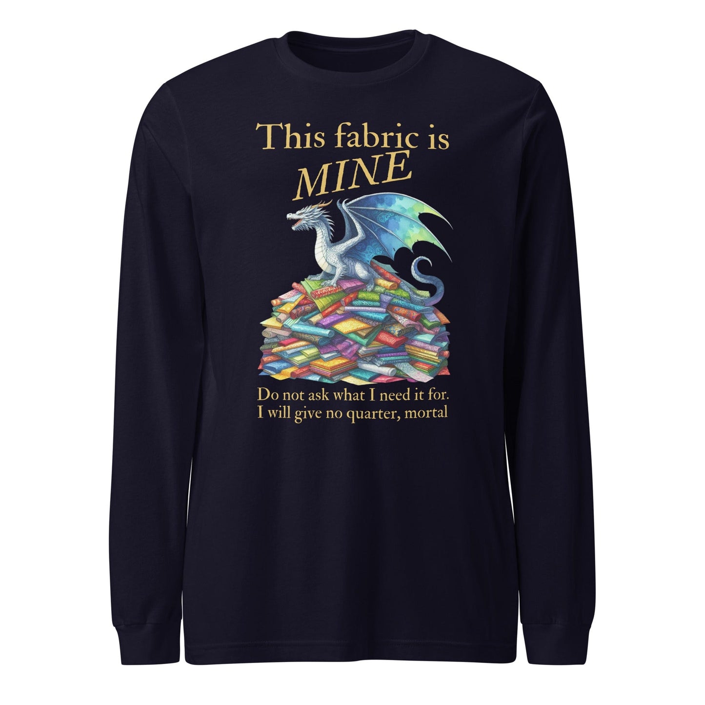 Fabric Dragon Hoarder Long Sleeve Tee Navy / XS