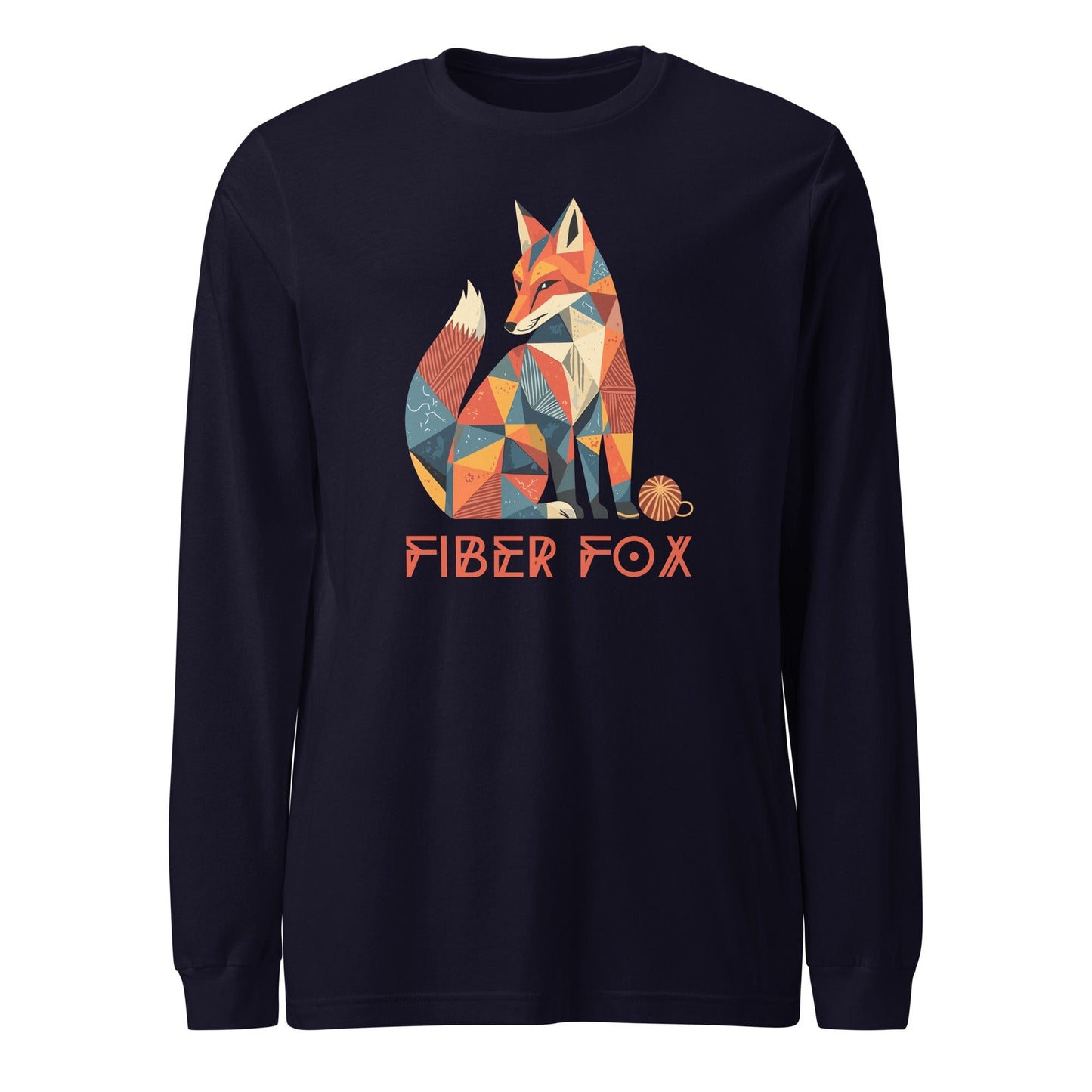 Fiber Fox Long Sleeve Tee Navy / XS