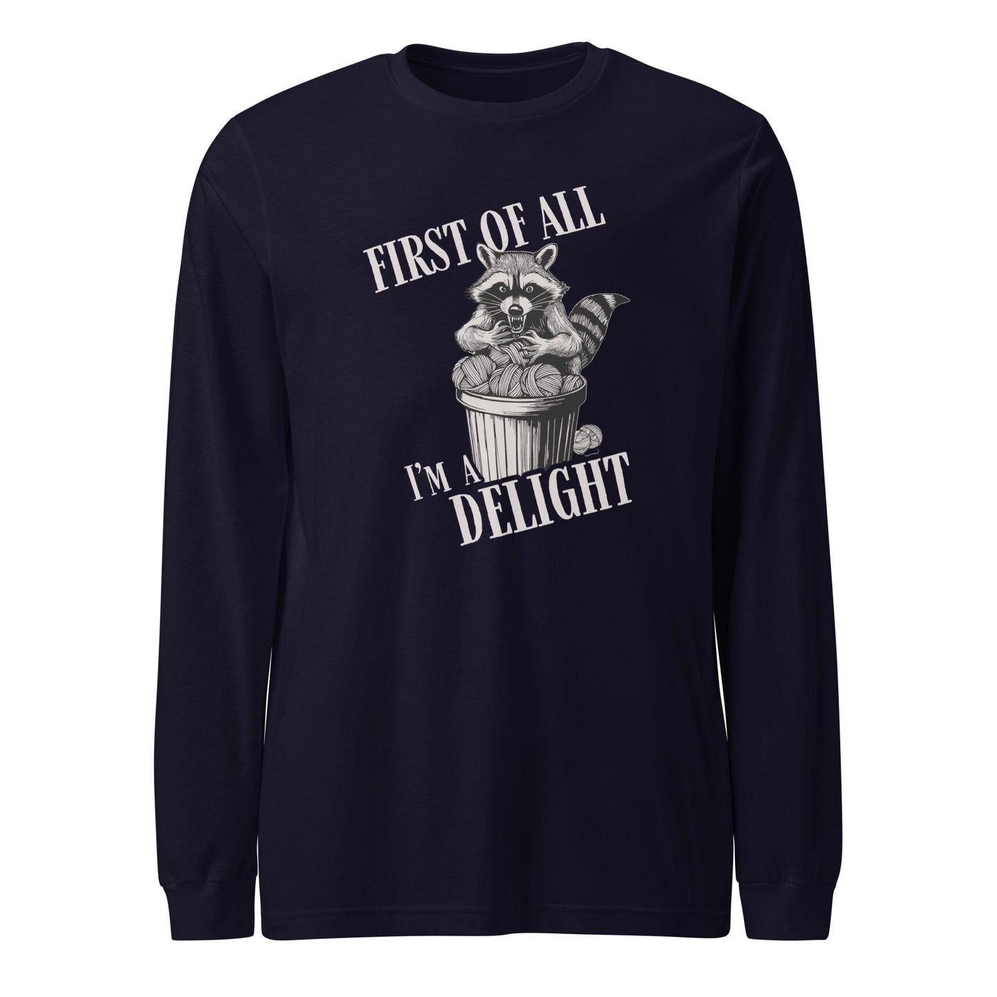 I'm a Delight Long Sleeve Tee Navy / XS